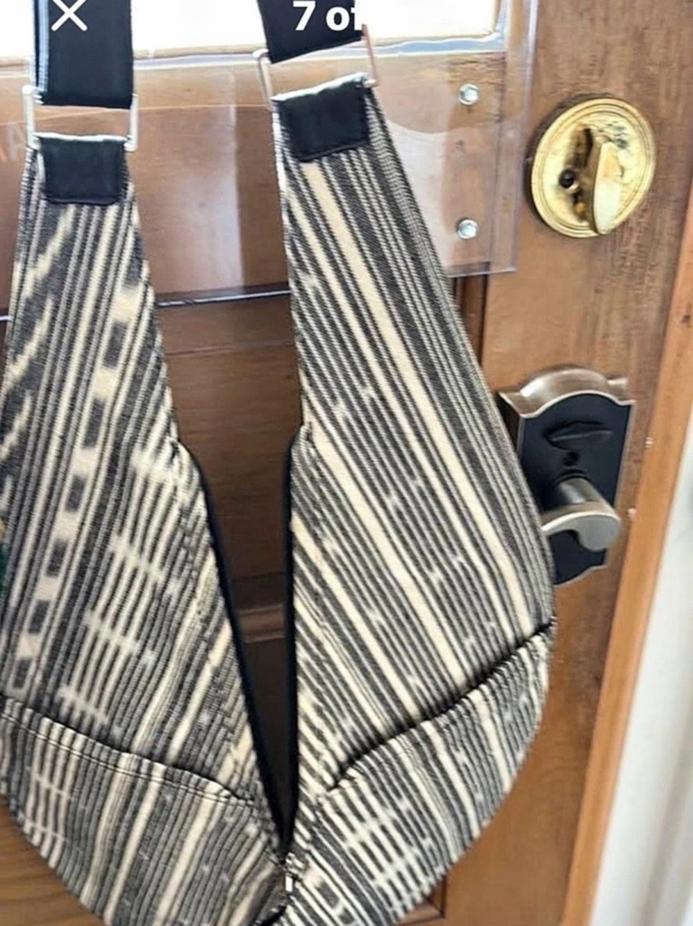 SASH Bag Black & White Shoulder Bag